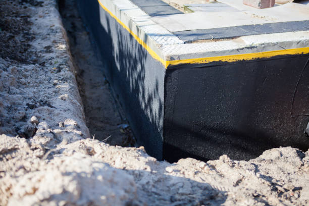 Residential Wet Basement Repair installation at a Short Hills, NJ home by SJ Waterproofing Pros